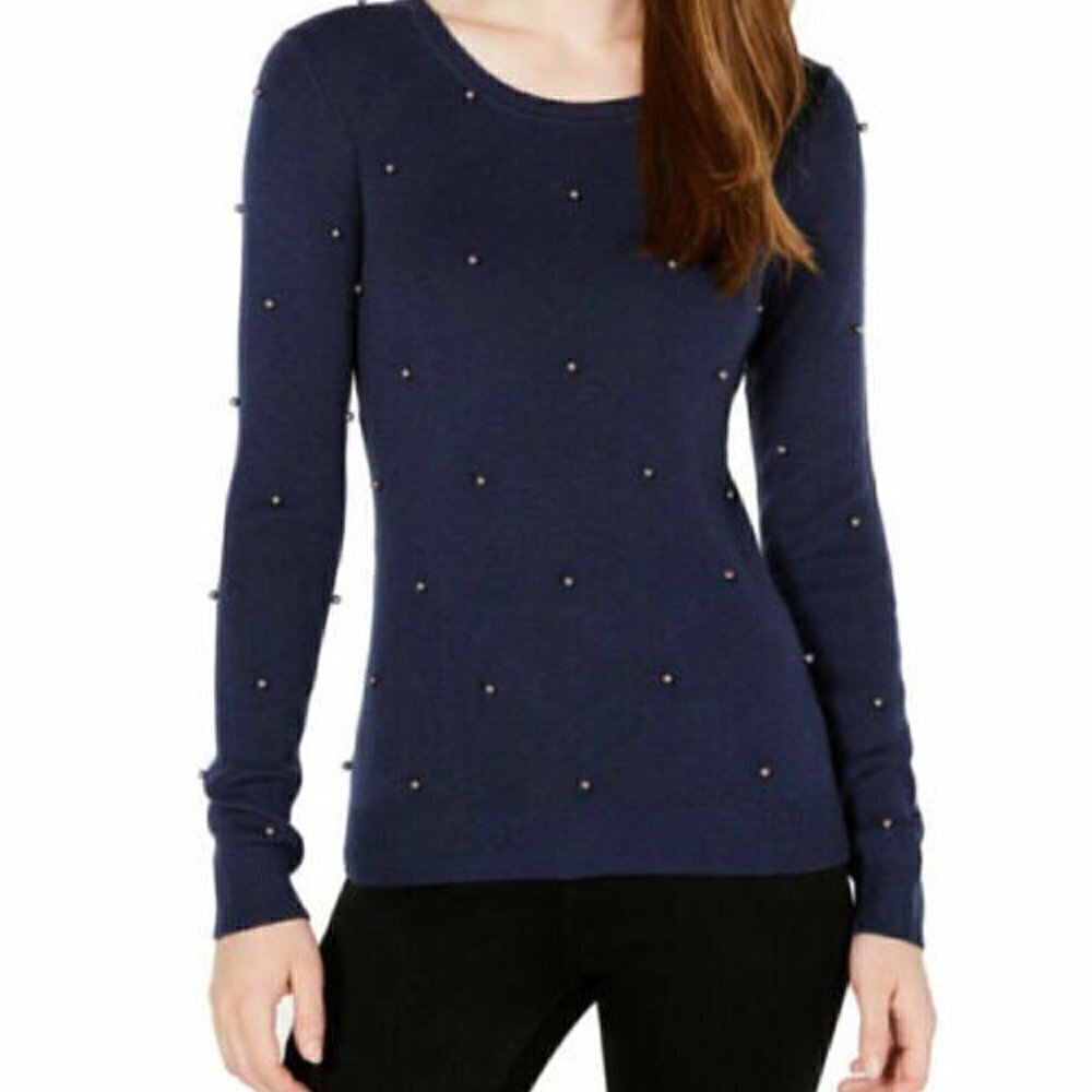 𝅺MAISON Jules Stardust Blu Notte Sweater